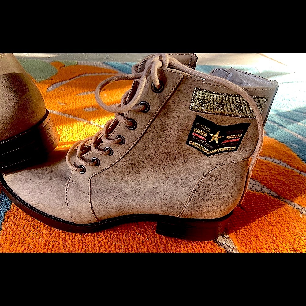 Madden Girl G-F Bown Zip Lace Up Ankle Boots
